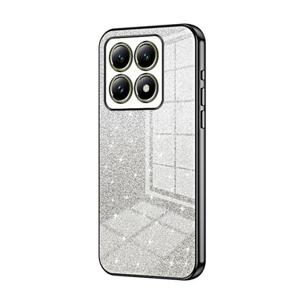 Gradient Glitter Powder Electroplated Phone Case, For Xiaomi 14T, For Xiaomi 14 Ultra, For Xiaomi 14 Pro