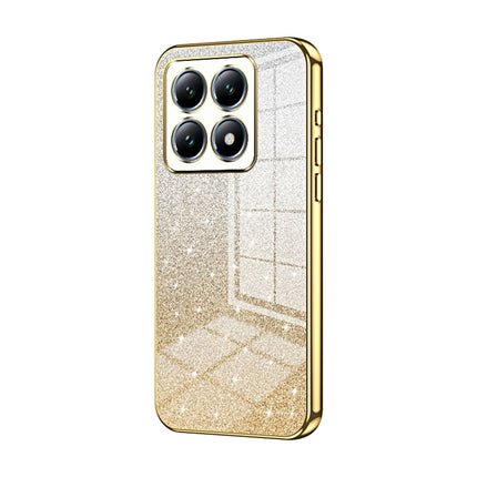 Gradient Glitter Powder Electroplated Phone Case, For Xiaomi 15 Pro, For Xiaomi 15, For Xiaomi 14T Pro