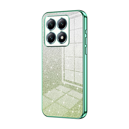 Gradient Glitter Powder Electroplated Phone Case, For Xiaomi 15 Pro, For Xiaomi 15, For Xiaomi 14T Pro