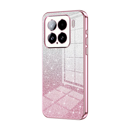 Gradient Glitter Powder Electroplated Phone Case, For Xiaomi 15 Pro, For Xiaomi 15, For Xiaomi 14T Pro