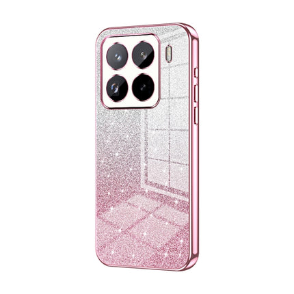 Gradient Glitter Powder Electroplated Phone Case, For Xiaomi 15 Pro, For Xiaomi 15, For Xiaomi 14T Pro