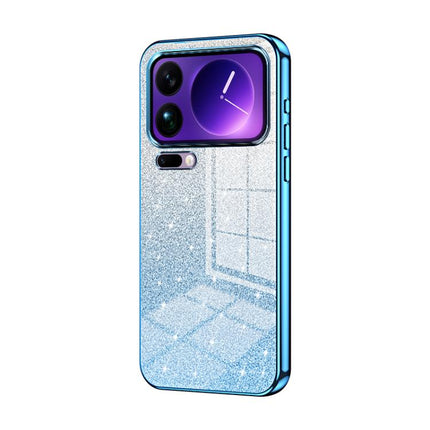Gradient Glitter Powder Electroplated Phone Case, For Xiaomi 17 Ultra, For Xiaomi 17 Pro Max, For Xiaomi 17 Pro