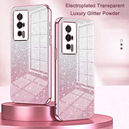 Gradient Glitter Powder Electroplated Phone Case, For Xiaomi Mi CC9 Pro / Mi Note 10, For Xiaomi Mi CC9e / Mi A3, For Xiaomi Mi 9