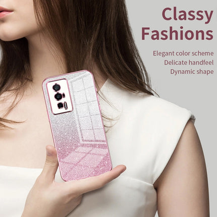 Gradient Glitter Powder Electroplated Phone Case, For Xiaomi 14T, For Xiaomi 14 Ultra, For Xiaomi 14 Pro
