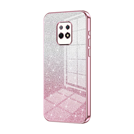 Gradient Glitter Powder Electroplated Phone Case, For Xiaomi Redmi 10X Pro 5G, For Xiaomi Redmi 10X 5G, For Xiaomi Redmi Note 9 / 10X 4G