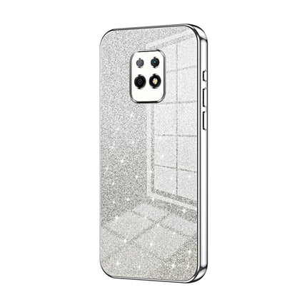 Gradient Glitter Powder Electroplated Phone Case, For Xiaomi Redmi 10X Pro 5G, For Xiaomi Redmi 10X 5G, For Xiaomi Redmi Note 9 / 10X 4G