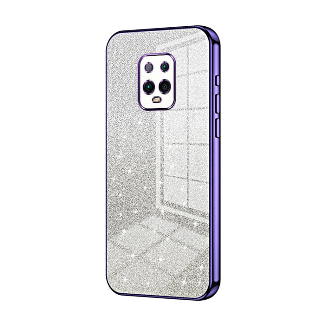 Gradient Glitter Powder Electroplated Phone Case, For Xiaomi Redmi 10X Pro 5G, For Xiaomi Redmi 10X 5G, For Xiaomi Redmi Note 9 / 10X 4G