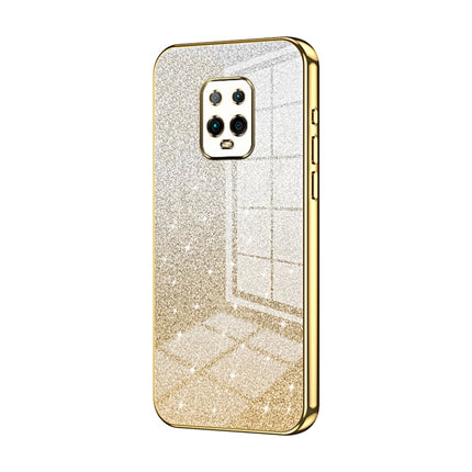 Gradient Glitter Powder Electroplated Phone Case, For Xiaomi Redmi 10X Pro 5G, For Xiaomi Redmi 10X 5G, For Xiaomi Redmi Note 9 / 10X 4G