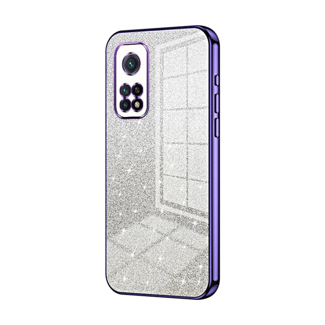 Gradient Glitter Powder Electroplated Phone Case, For Xiaomi Redmi K30S / Mi 10T Pro 5G, For Xiaomi Redmi K30 Pro / K30 Ultra, For Xiaomi Redmi K30 / K30 5G