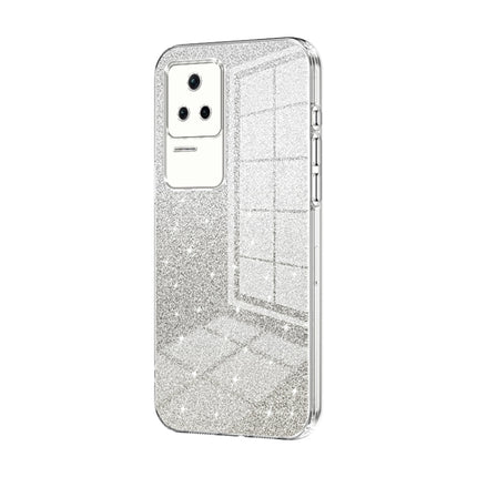 Gradient Glitter Powder Electroplated Phone Case, For Xiaomi Redmi Note 10/Note 10S, For Xiaomi Redmi Note 11 Global / Note 11S, For Xiaomi Redmi K40S / Poco F4