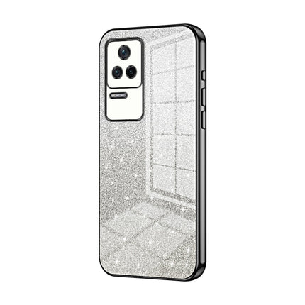 Gradient Glitter Powder Electroplated Phone Case, For Xiaomi Redmi Note 10/Note 10S, For Xiaomi Redmi Note 11 Global / Note 11S, For Xiaomi Redmi K40S / Poco F4