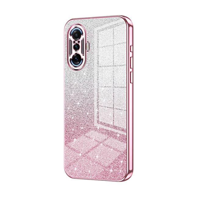 Gradient Glitter Powder Electroplated Phone Case, For Xiaomi Redmi K40 Gaming/Poco F3 GT, For Xiaomi Redmi K40 / K40 Pro / K40 Pro+, For Xiaomi Redmi Note 10 Pro/10 Pro Max