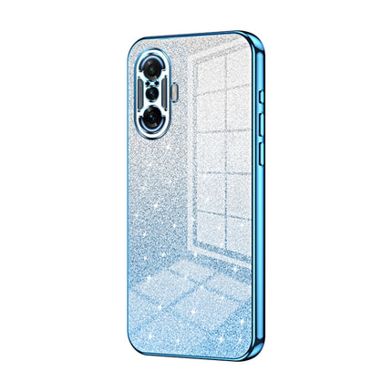 Gradient Glitter Powder Electroplated Phone Case, For Xiaomi Redmi K40 Gaming/Poco F3 GT, For Xiaomi Redmi K40 / K40 Pro / K40 Pro+, For Xiaomi Redmi Note 10 Pro/10 Pro Max