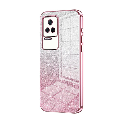 Gradient Glitter Powder Electroplated Phone Case, For Xiaomi Redmi Note 11T 5G/Note 11S 5G, For Xiaomi Redmi K50 / K50 Pro, For Xiaomi Redmi Note 11 Pro+ 5G