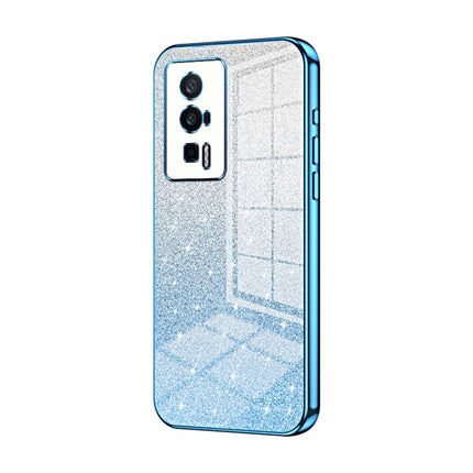 Gradient Glitter Powder Electroplated Phone Case, For Xiaomi Redmi K60 / K60 Pro, For Xiaomi Redmi Note 12 Pro+, For Xiaomi Redmi Note 12S