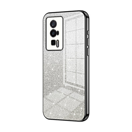 Gradient Glitter Powder Electroplated Phone Case, For Xiaomi Redmi K60 / K60 Pro, For Xiaomi Redmi Note 12 Pro+, For Xiaomi Redmi Note 12S