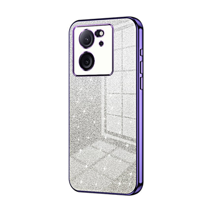Gradient Glitter Powder Electroplated Phone Case, For Xiaomi Redmi Note 13 Pro 5G, For Xiaomi Redmi K60 Ultra / Xiaomi 13T, For Xiaomi Redmi 12 / Redmi Note 12R