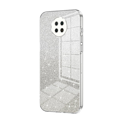 Gradient Glitter Powder Electroplated Phone Case, For Xiaomi Redmi Note 9 5G / Note 9T, For Xiaomi Redmi Note 9 Pro 5G/Mi 10T Lite, For Xiaomi Redmi Note 9 4G