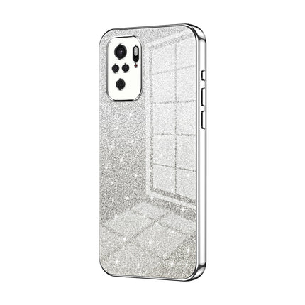Gradient Glitter Powder Electroplated Phone Case, For Xiaomi Redmi Note 10/Note 10S, For Xiaomi Redmi Note 11 Global / Note 11S, For Xiaomi Redmi K40S / Poco F4