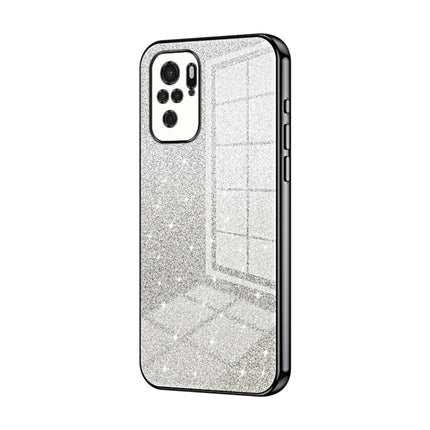 Gradient Glitter Powder Electroplated Phone Case, For Xiaomi Redmi Note 10/Note 10S, For Xiaomi Redmi Note 11 Global / Note 11S, For Xiaomi Redmi K40S / Poco F4