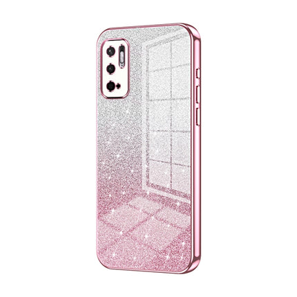 Gradient Glitter Powder Electroplated Phone Case, For Xiaomi Redmi Note 10 5G / Note 10T 5G, For Xiaomi Redmi Note 10 Pro 5G/Poco X3 GT, For Xiaomi Redmi Note 8 / Note 8 2021