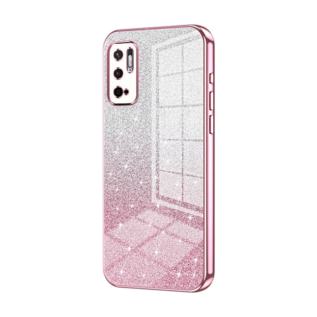 Gradient Glitter Powder Electroplated Phone Case, For Xiaomi Redmi Note 10 5G / Note 10T 5G, For Xiaomi Redmi Note 10 Pro 5G/Poco X3 GT, For Xiaomi Redmi Note 8 / Note 8 2021