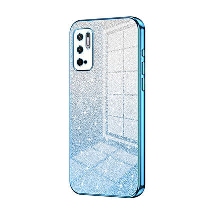 Gradient Glitter Powder Electroplated Phone Case, For Xiaomi Redmi Note 10 5G / Note 10T 5G, For Xiaomi Redmi Note 10 Pro 5G/Poco X3 GT, For Xiaomi Redmi Note 8 / Note 8 2021
