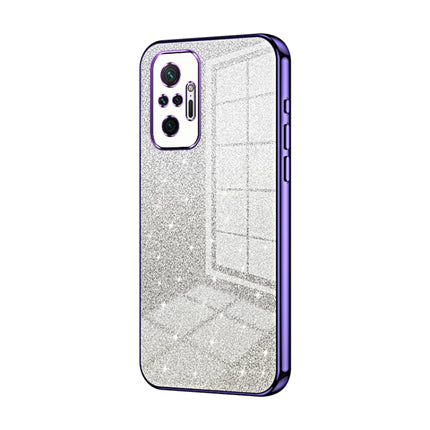 Gradient Glitter Powder Electroplated Phone Case, For Xiaomi Redmi K40 Gaming/Poco F3 GT, For Xiaomi Redmi K40 / K40 Pro / K40 Pro+, For Xiaomi Redmi Note 10 Pro/10 Pro Max