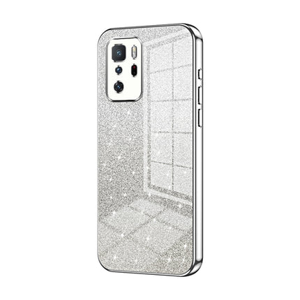 Gradient Glitter Powder Electroplated Phone Case, For Xiaomi Redmi Note 10 5G / Note 10T 5G, For Xiaomi Redmi Note 10 Pro 5G/Poco X3 GT, For Xiaomi Redmi Note 8 / Note 8 2021