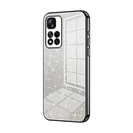 Gradient Glitter Powder Electroplated Phone Case, For Xiaomi Redmi Note 11T 5G/Note 11S 5G, For Xiaomi Redmi K50 / K50 Pro, For Xiaomi Redmi Note 11 Pro+ 5G