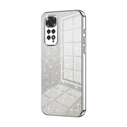 Gradient Glitter Powder Electroplated Phone Case, For Xiaomi Redmi Note 10/Note 10S, For Xiaomi Redmi Note 11 Global / Note 11S, For Xiaomi Redmi K40S / Poco F4