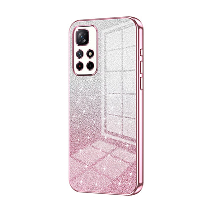Gradient Glitter Powder Electroplated Phone Case, For Xiaomi Redmi Note 11T 5G/Note 11S 5G, For Xiaomi Redmi K50 / K50 Pro, For Xiaomi Redmi Note 11 Pro+ 5G