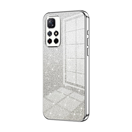 Gradient Glitter Powder Electroplated Phone Case, For Xiaomi Redmi Note 11T 5G/Note 11S 5G, For Xiaomi Redmi K50 / K50 Pro, For Xiaomi Redmi Note 11 Pro+ 5G