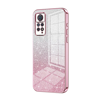 Gradient Glitter Powder Electroplated Phone Case, For Xiaomi Redmi Note 11 Pro 4G/5G Global, For Xiaomi Redmi Note 12 4G, For Xiaomi Redmi Note 12 Pro 5G