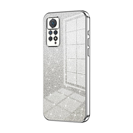 Gradient Glitter Powder Electroplated Phone Case, For Xiaomi Redmi Note 11 Pro 4G/5G Global, For Xiaomi Redmi Note 12 4G, For Xiaomi Redmi Note 12 Pro 5G