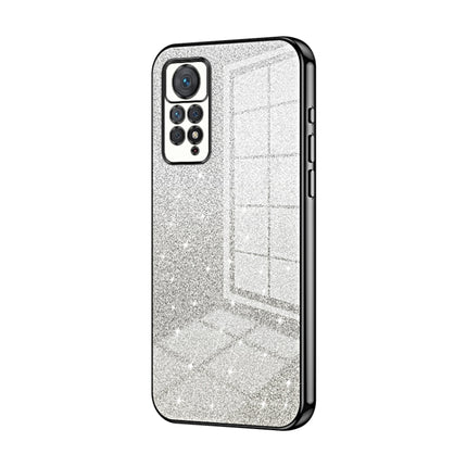 Gradient Glitter Powder Electroplated Phone Case, For Xiaomi Redmi Note 11 Pro 4G/5G Global, For Xiaomi Redmi Note 12 4G, For Xiaomi Redmi Note 12 Pro 5G