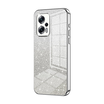 Gradient Glitter Powder Electroplated Phone Case, For Xiaomi Redmi Note 11T Pro/Poco X4 GT, For Xiaomi Redmi Note 12R Pro, For Xiaomi Redmi Note 12 Turbo/Poco F5
