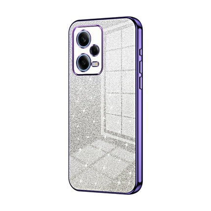 Gradient Glitter Powder Electroplated Phone Case, For Xiaomi Redmi Note 11 Pro 4G/5G Global, For Xiaomi Redmi Note 12 4G, For Xiaomi Redmi Note 12 Pro 5G