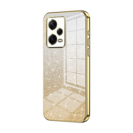 Gradient Glitter Powder Electroplated Phone Case, For Xiaomi Redmi K60 / K60 Pro, For Xiaomi Redmi Note 12 Pro+, For Xiaomi Redmi Note 12S