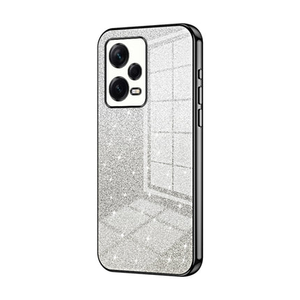 Gradient Glitter Powder Electroplated Phone Case, For Xiaomi Redmi K60 / K60 Pro, For Xiaomi Redmi Note 12 Pro+, For Xiaomi Redmi Note 12S