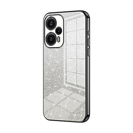 Gradient Glitter Powder Electroplated Phone Case, For Xiaomi Redmi Note 11T Pro/Poco X4 GT, For Xiaomi Redmi Note 12R Pro, For Xiaomi Redmi Note 12 Turbo/Poco F5