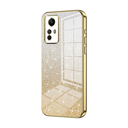 Gradient Glitter Powder Electroplated Phone Case, For Xiaomi Redmi K60 / K60 Pro, For Xiaomi Redmi Note 12 Pro+, For Xiaomi Redmi Note 12S