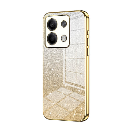 Gradient Glitter Powder Electroplated Phone Case, For Xiaomi Redmi Note 13 4G, For Xiaomi Redmi Note 13 5G, For Xiaomi Redmi Note 13 Pro+