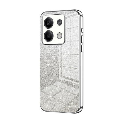 Gradient Glitter Powder Electroplated Phone Case, For Xiaomi Redmi Note 13 4G, For Xiaomi Redmi Note 13 5G, For Xiaomi Redmi Note 13 Pro+