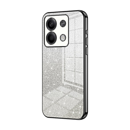 Gradient Glitter Powder Electroplated Phone Case, For Xiaomi Redmi Note 13 4G, For Xiaomi Redmi Note 13 5G, For Xiaomi Redmi Note 13 Pro+