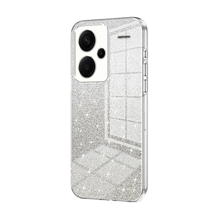 Gradient Glitter Powder Electroplated Phone Case, For Xiaomi Redmi Note 13 4G, For Xiaomi Redmi Note 13 5G, For Xiaomi Redmi Note 13 Pro+