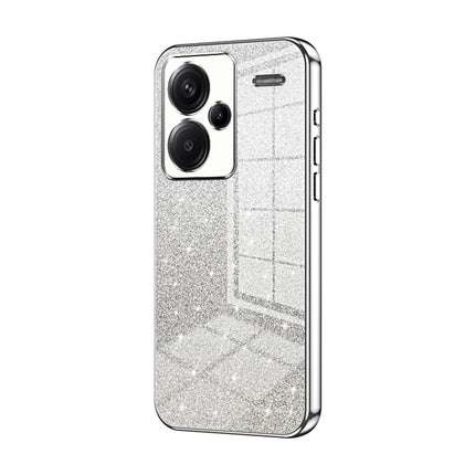 Gradient Glitter Powder Electroplated Phone Case, For Xiaomi Redmi Note 13 4G, For Xiaomi Redmi Note 13 5G, For Xiaomi Redmi Note 13 Pro+