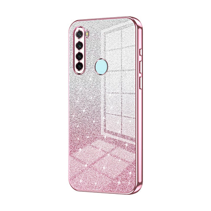 Gradient Glitter Powder Electroplated Phone Case, For Xiaomi Redmi Note 10 5G / Note 10T 5G, For Xiaomi Redmi Note 10 Pro 5G/Poco X3 GT, For Xiaomi Redmi Note 8 / Note 8 2021