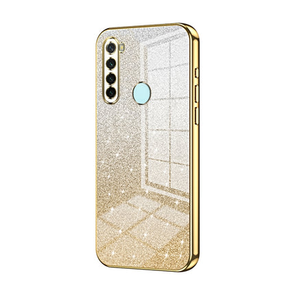 Gradient Glitter Powder Electroplated Phone Case, For Xiaomi Redmi Note 10 5G / Note 10T 5G, For Xiaomi Redmi Note 10 Pro 5G/Poco X3 GT, For Xiaomi Redmi Note 8 / Note 8 2021