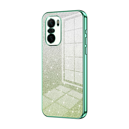 Gradient Glitter Powder Electroplated Phone Case, For Xiaomi Redmi K40 Gaming/Poco F3 GT, For Xiaomi Redmi K40 / K40 Pro / K40 Pro+, For Xiaomi Redmi Note 10 Pro/10 Pro Max